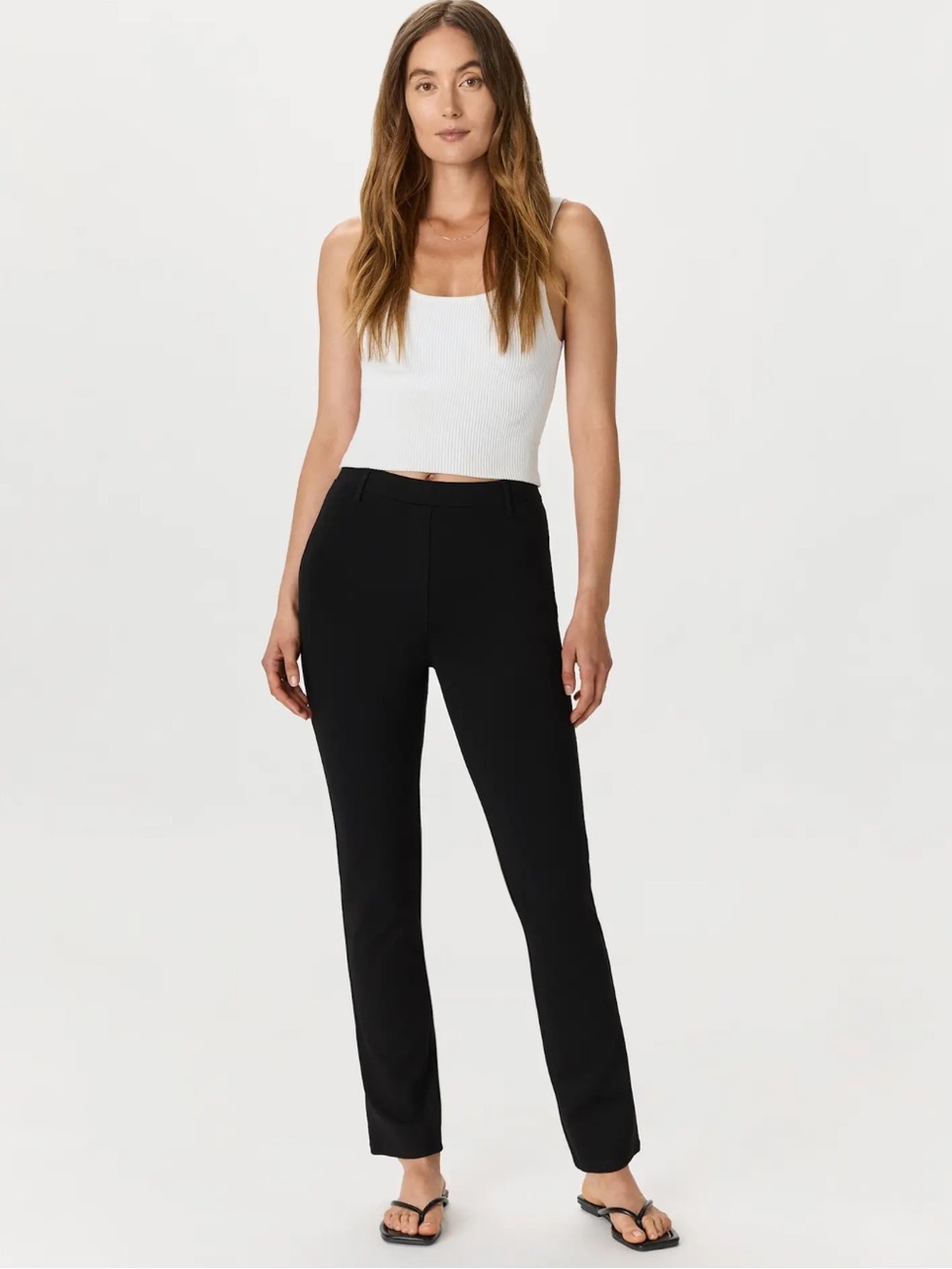 Quince ultra stretch straight leg ponte pants